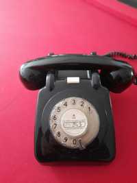 Telefone antigo cor pretoĺ
