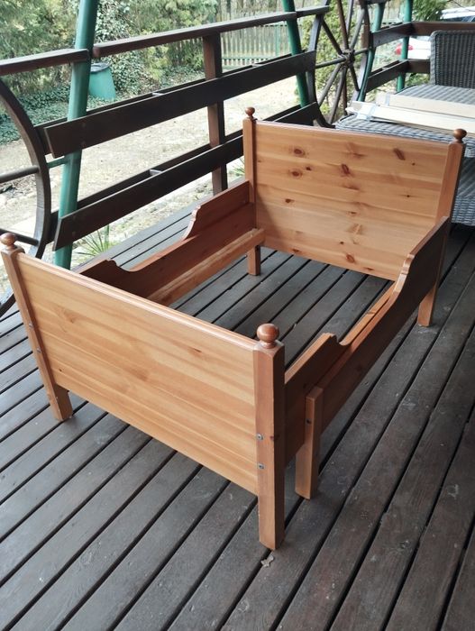 Łóżko Ikea , rośnie z dzieckiem, max 90x200cm