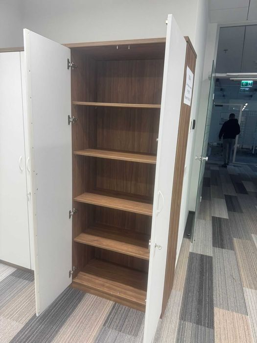 Szafa biała aktowa 80x190 cm szafa biurowa szafy białe aktowe biurowe