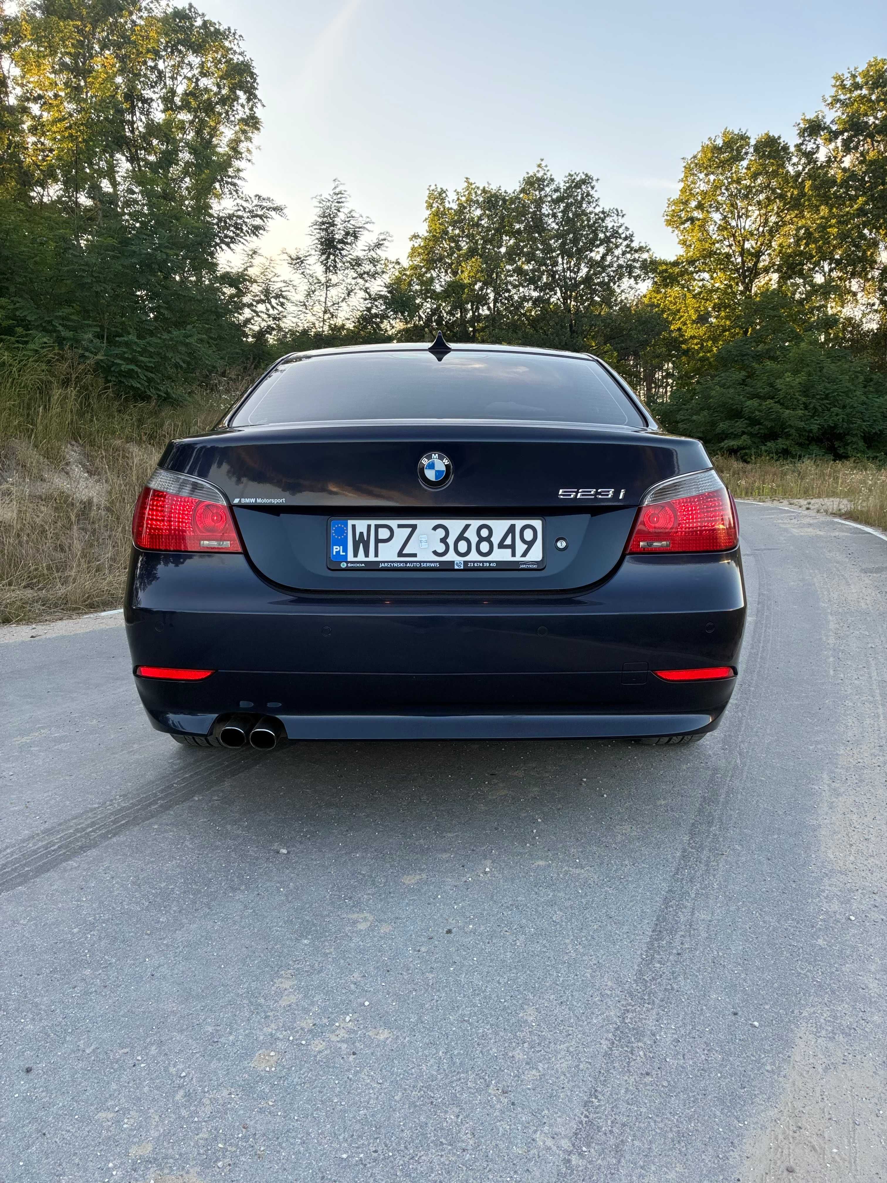 BMW E60 523i benzyna+LPG 2005r 177 KM