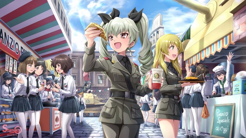 Танкистки Девушки и танки Girls und Panzer Аниме DVD