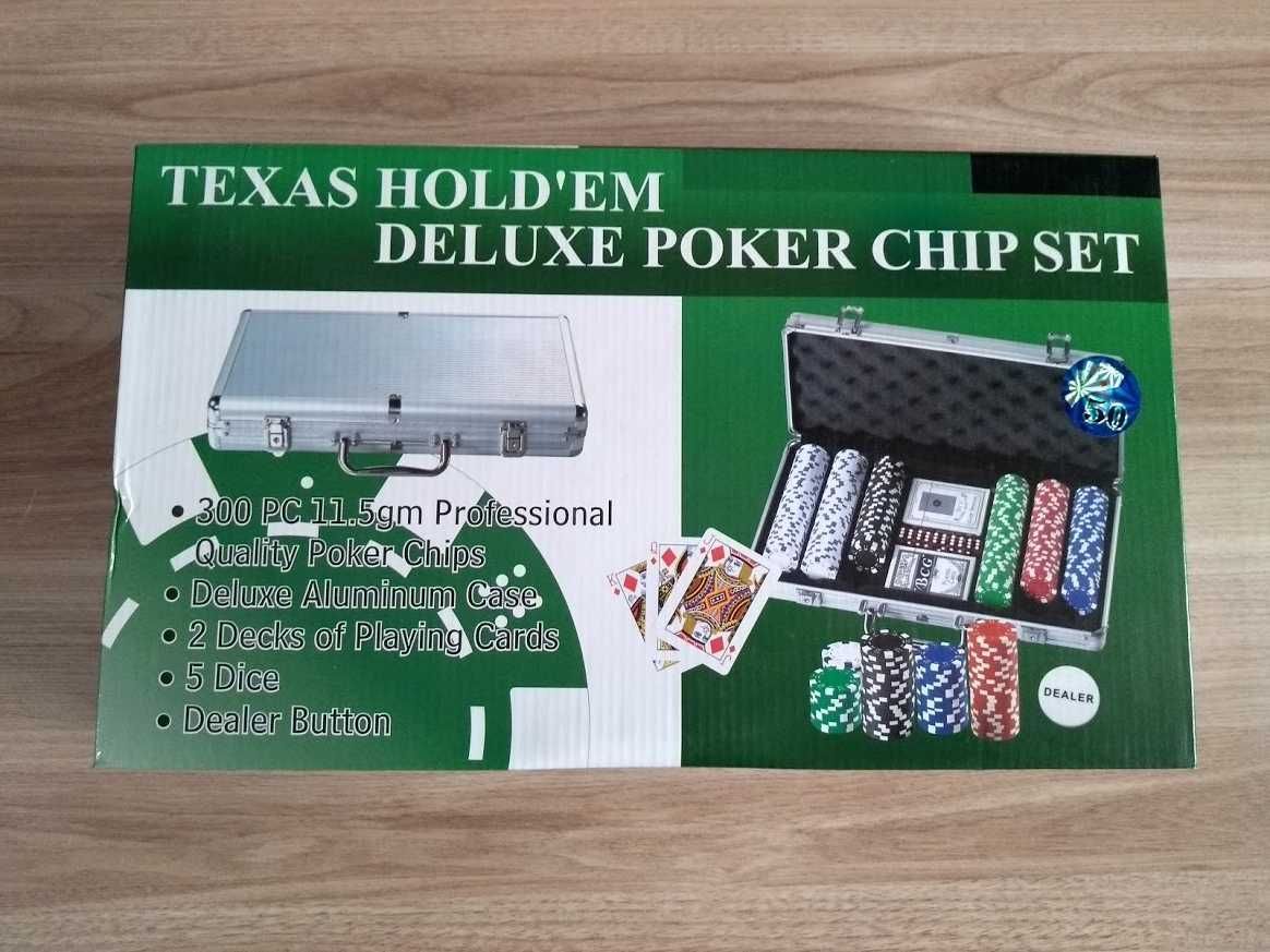 Sprzedam zestaw do pokera: Texas Hold'em Deluxe Poker Chip Set