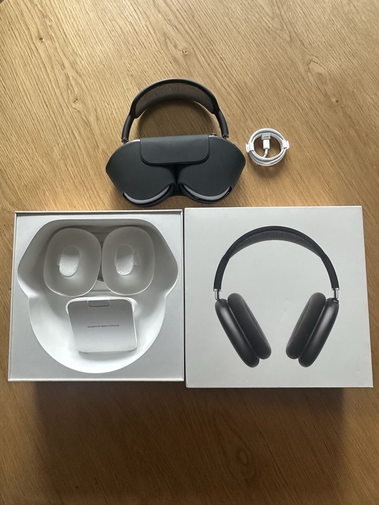 AirPods Max Space Gray - stan idealny, odbiór odobisty