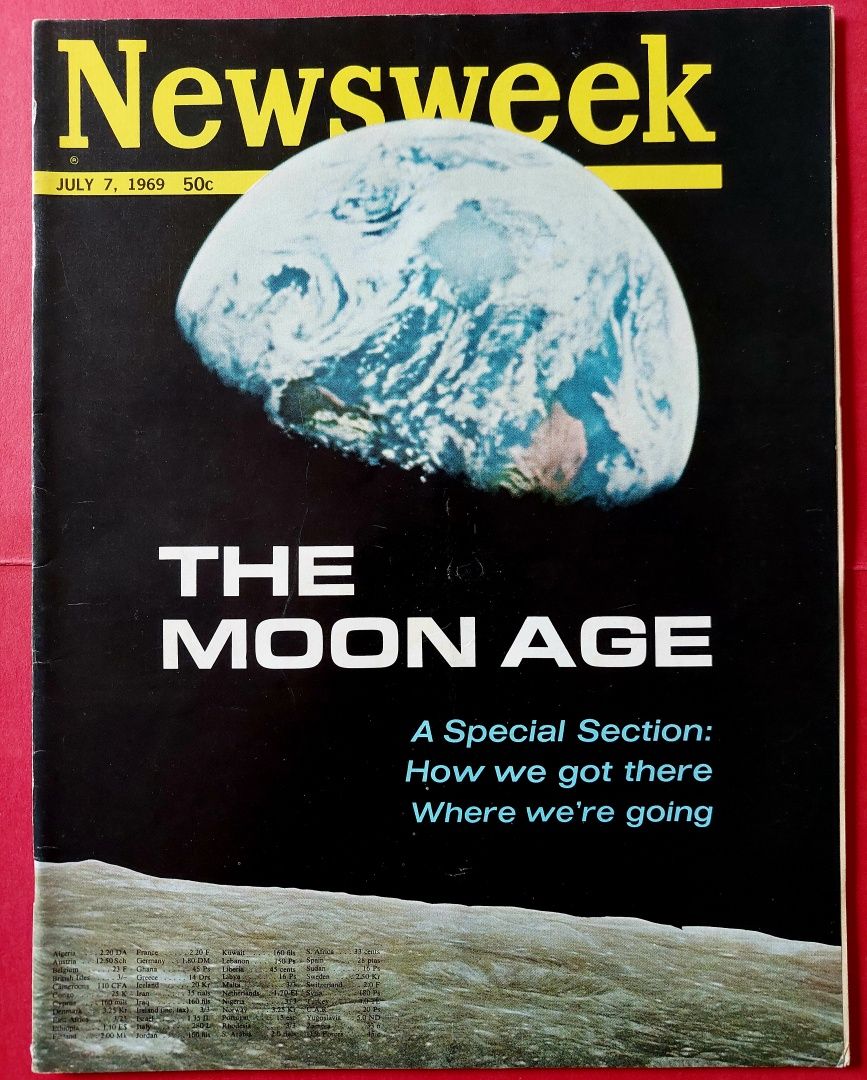 3 revistas The Moon / Newsweek