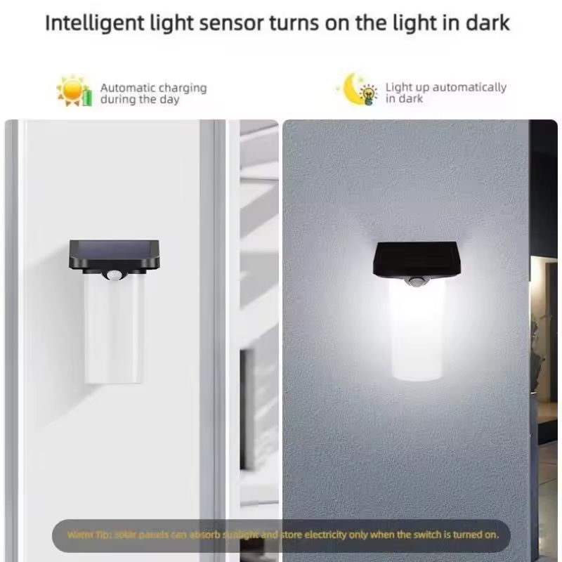 Lampy solarne LED z czujnikiem ruchu