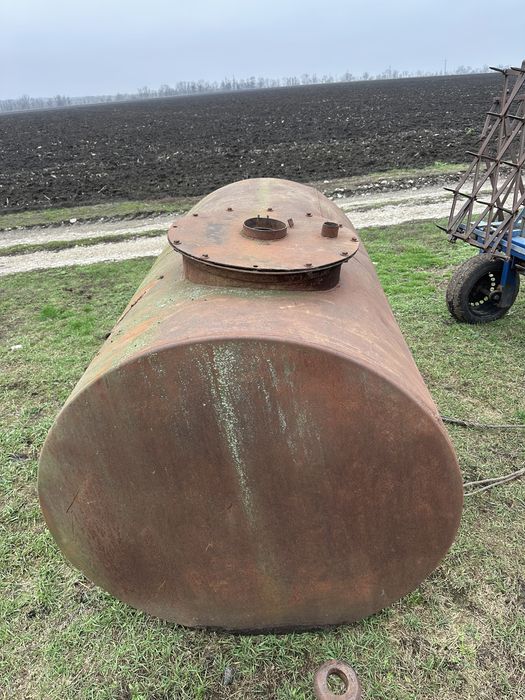 Бочка металева 2.5 куб для води масла ДП ГСМ РКД КАС