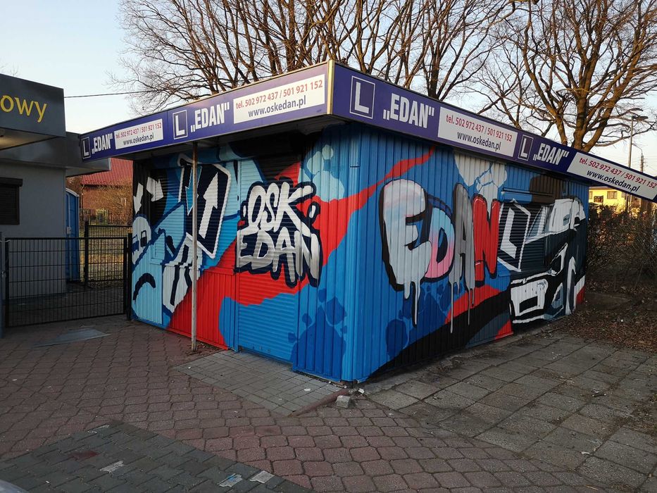 Malowanie artystyczne graffiti murale