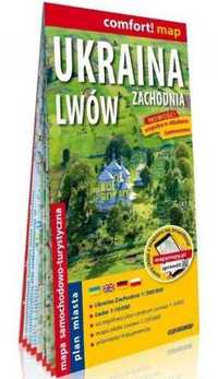 Comfort! map Ukraina zachodnia, Lwów 1:500 000 - praca zbiorowa