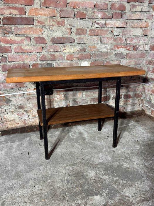 Stolik loft / industrialny 100x40x64 – metalowa podstawa