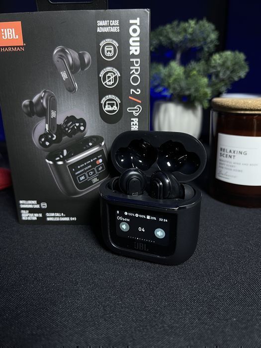 Бездротові навушники JBL Tour Pro 2 (Lux) ANC+ENC  (2025 gen) (є ОПТ)