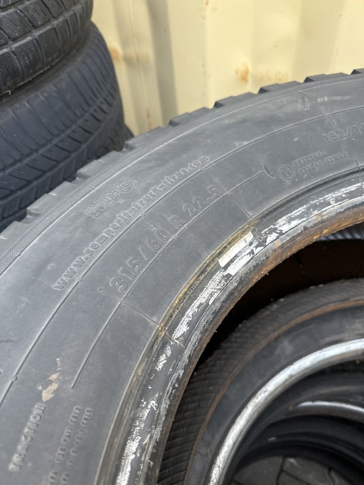 Opony semperit 315/60r22.5  4 sztuki nic nie nacinane