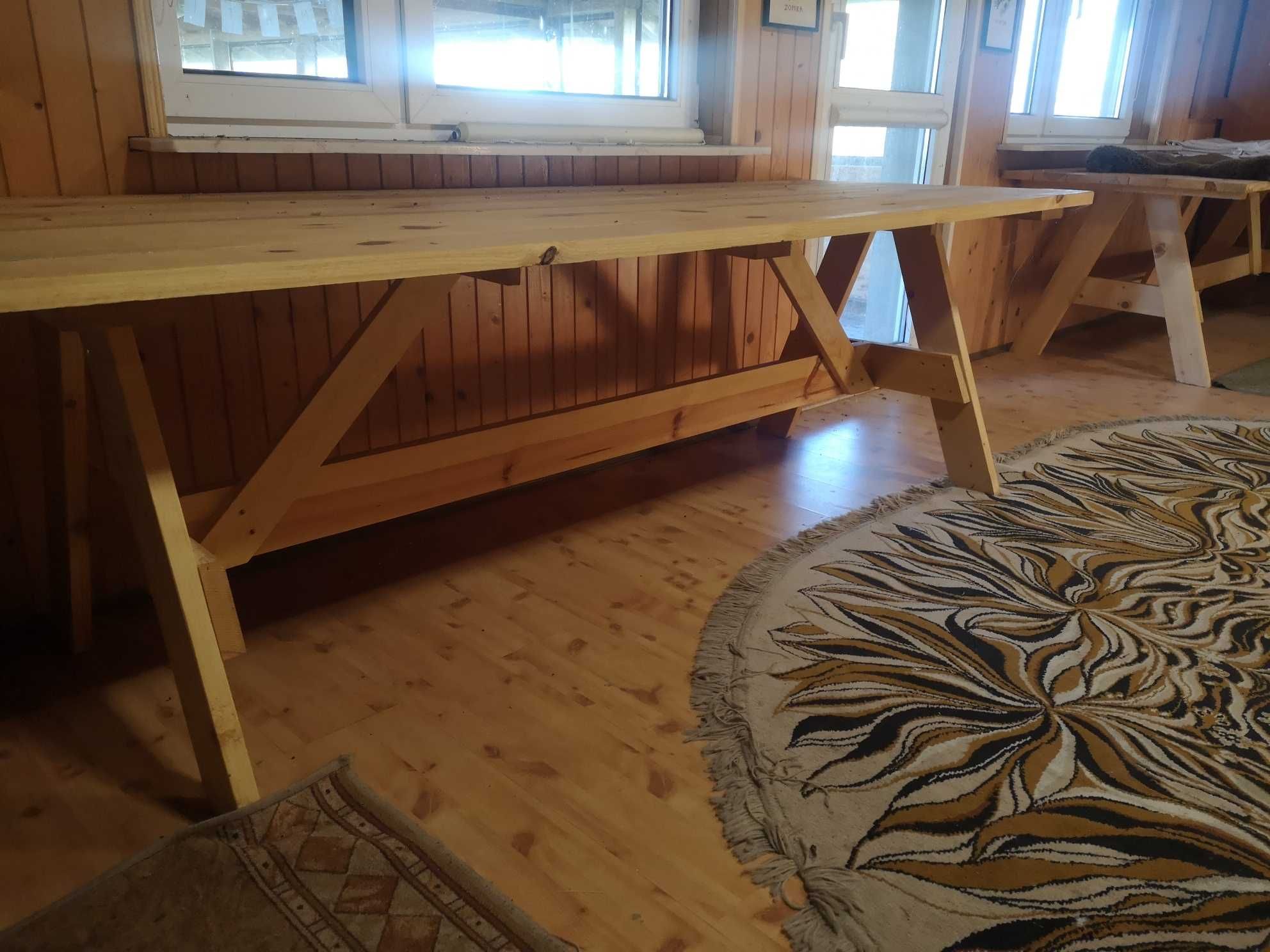 Ławy ława stoły stół drewniane do altany ogrodu