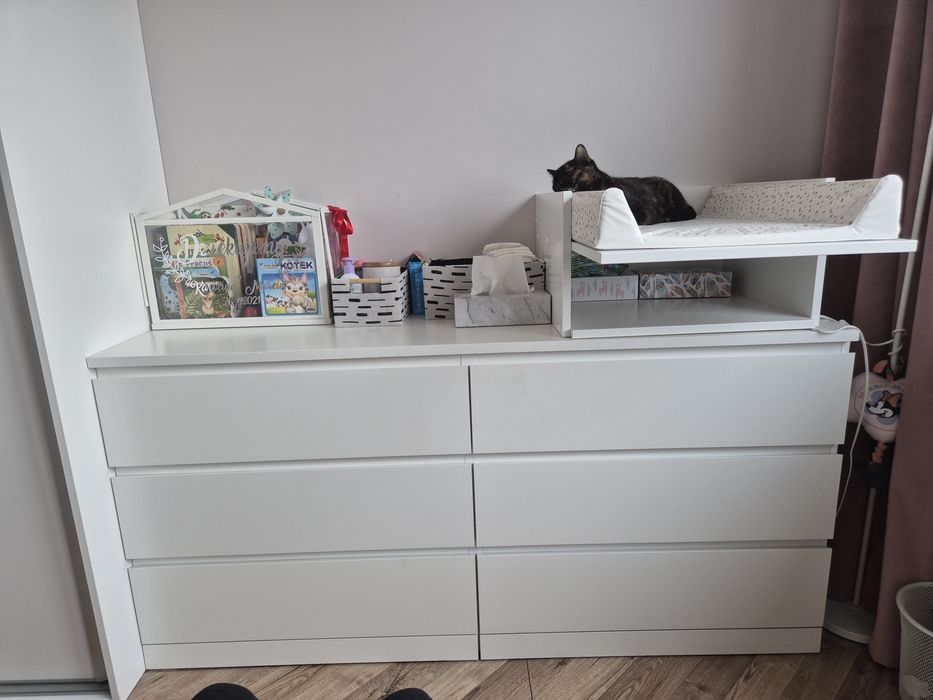 Malm z przewijakiem, komoda malm, przewijak