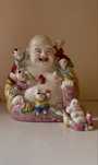 Śmiejący się budda z dziećmi + mała figurka