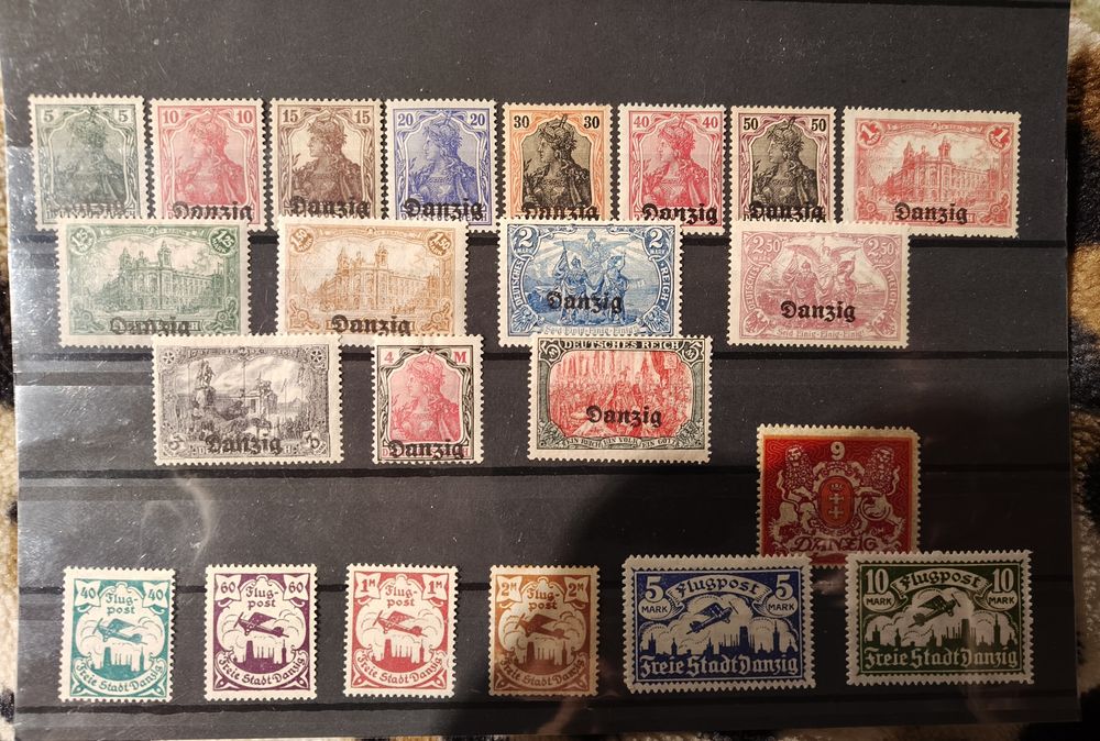 Znaczki pocztowe - Wolne Miasto Gdańsk