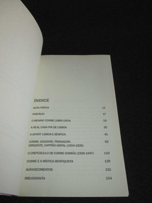 Livro Cosme Damião O Homem que sonhou o Benfica Ricardo Serrado