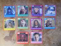 cartões com figuras da star wars da matutano