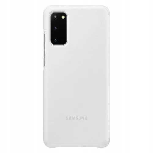 Etui Samsung Smart Clear View Cover Case białe do Galaxy S20