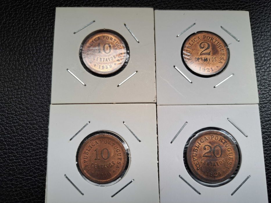 Moedas antigas da República (centavos)