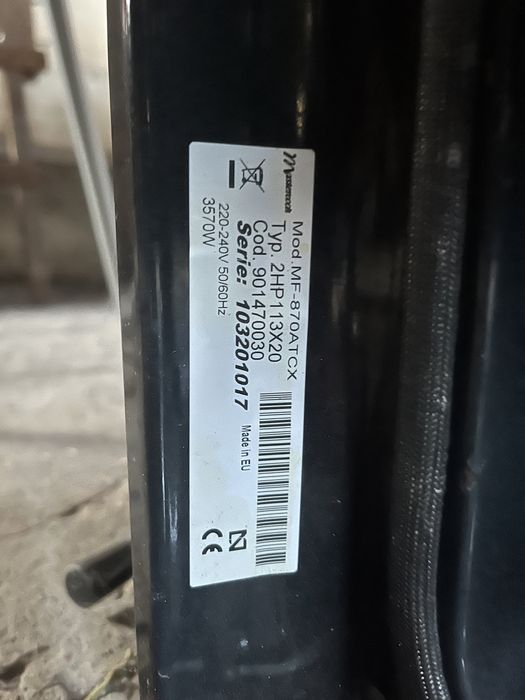 Piekarnik do zabudowy Mastercook MF870-ATCX - zbita szyba