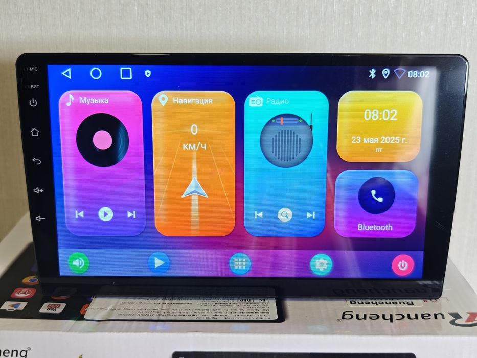 Магнитола 9" 4/64гб с Carplay и Android auto с Куллером