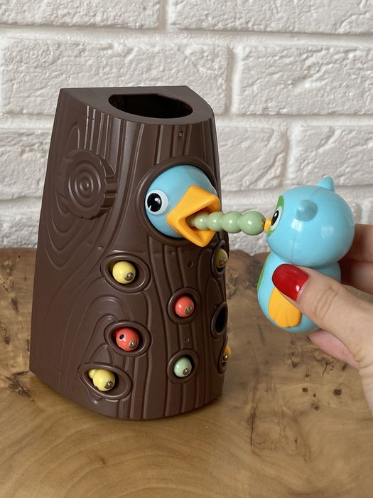 Дитяча розвивальна магнітна гра Монтессорі нагодувальниця Limo Toy