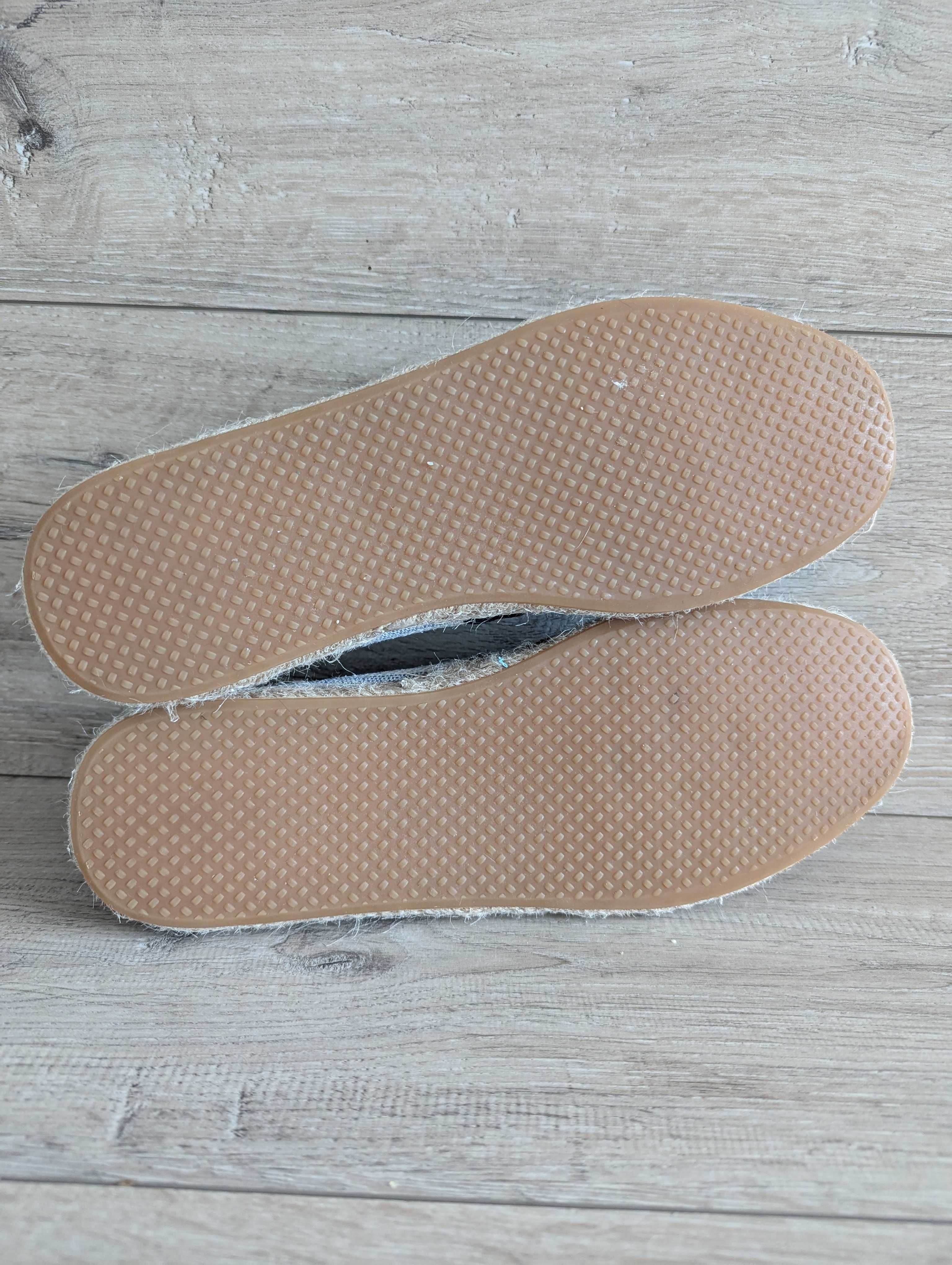 Эспадрильи туфли  мокасины б/у Toms Alpargata Rope 41-42 р 26.5 см