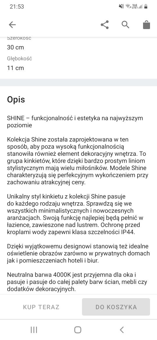 Kinkiet Milagro biały zintegrowane źródło LED 7 W
