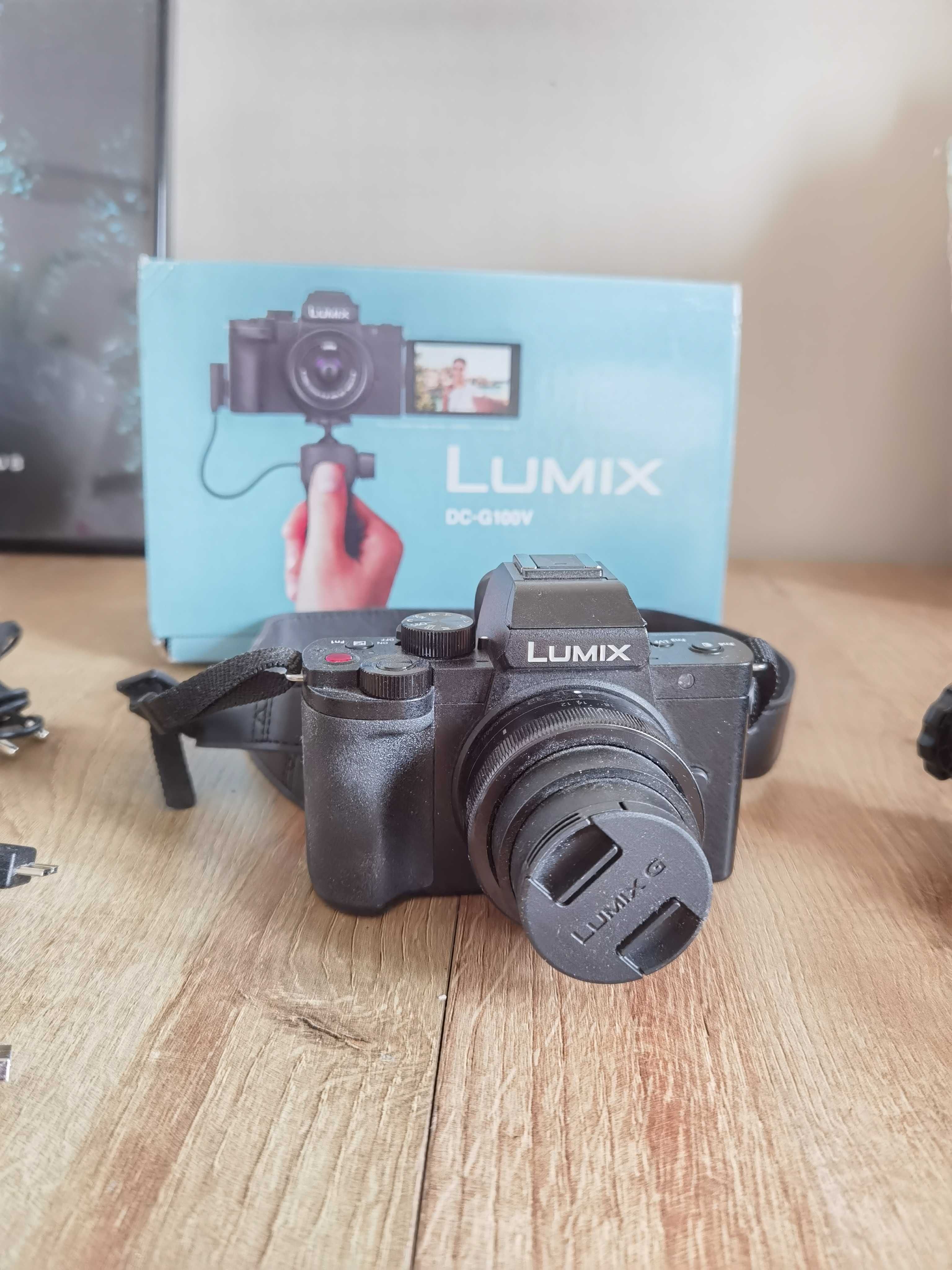 Panasonic lumix DC-G100V statyw aparat do vlogowania bezlusterkowiec
