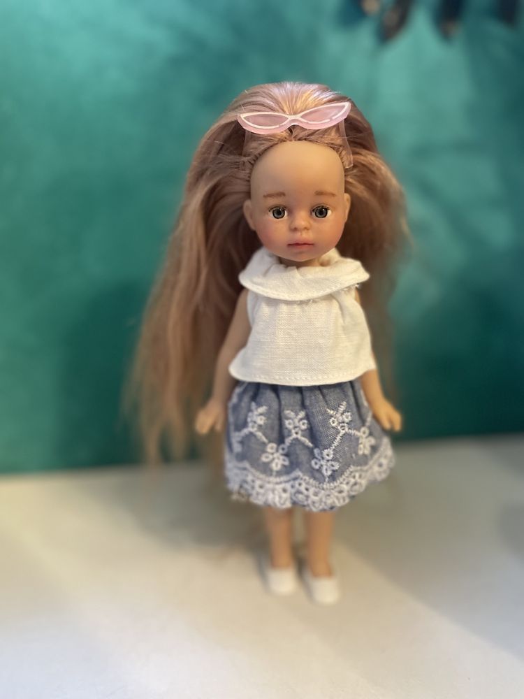 Кукла Лялька Паола Рейна мини Paola reina кастом ооак прошивка из козы
