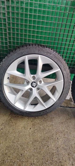 Felgi z oponami Seat Leon 3 18 cali zimowe Michelin Pilot Alpine