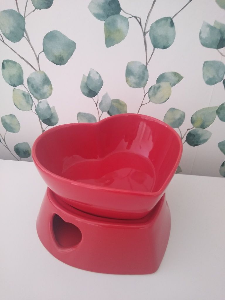 Home & you nowy zestaw do fondue czerwone serce