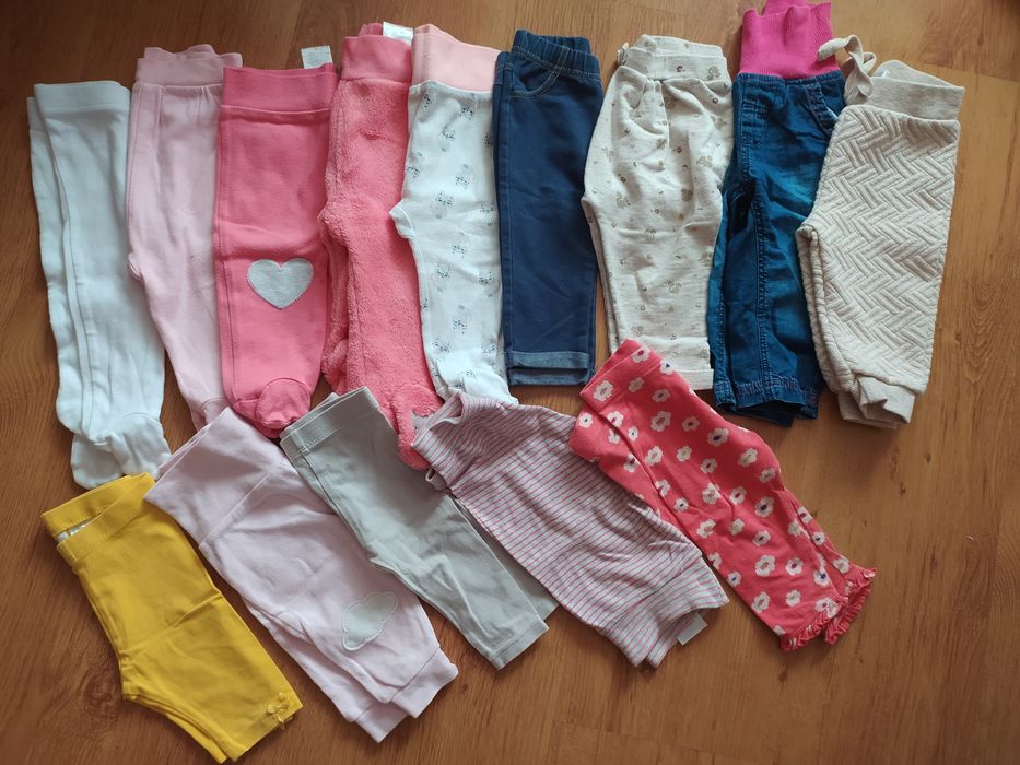 Ubranka dla dziewczynki r. 68