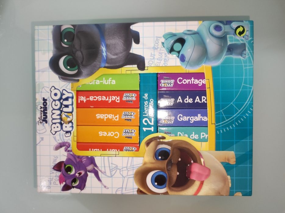 Mini livros Bingo e Rolly