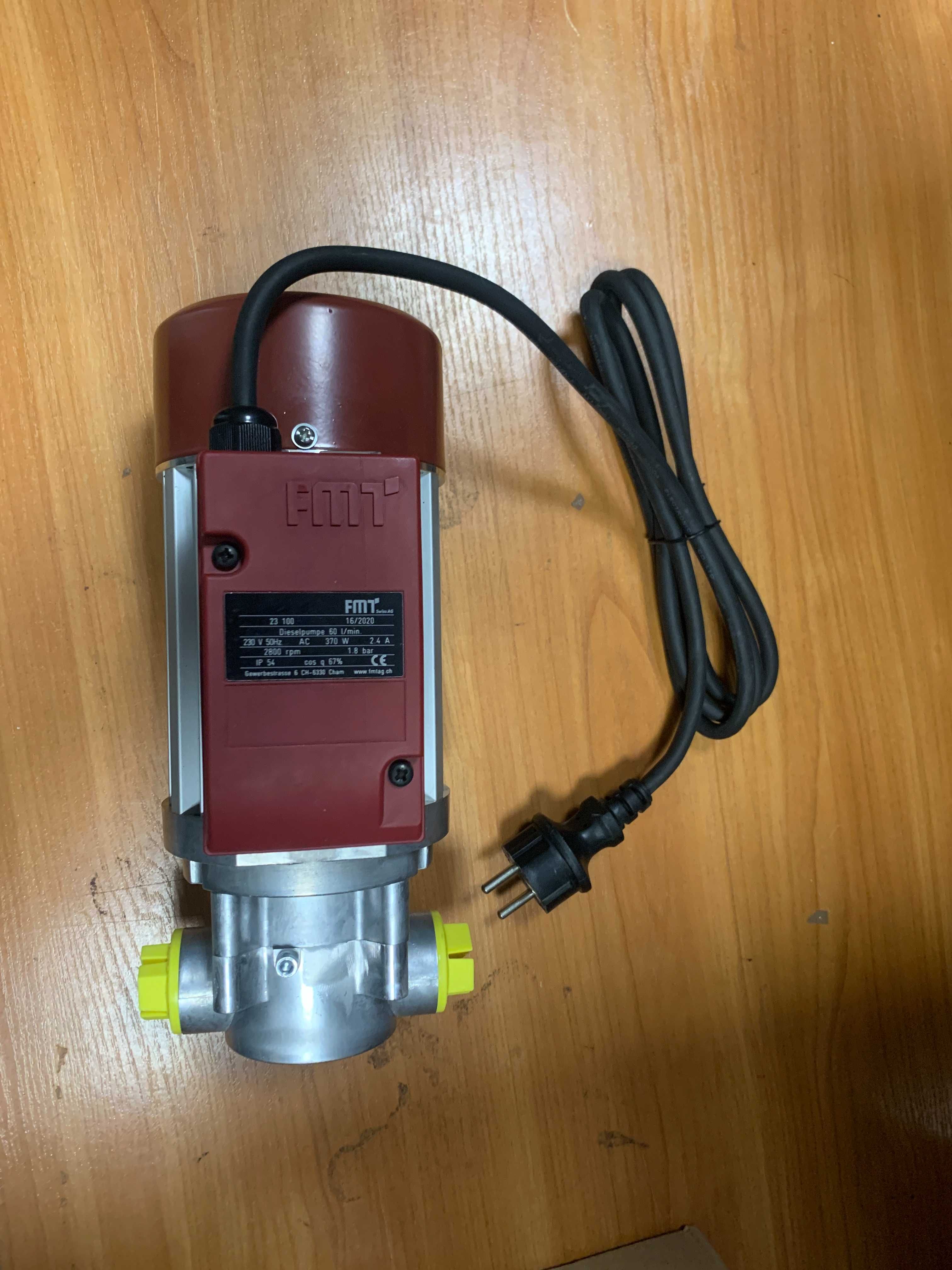Pompa do oleju ropy paliwa, diesel, olej napędowy FMT 60 l/min 230V