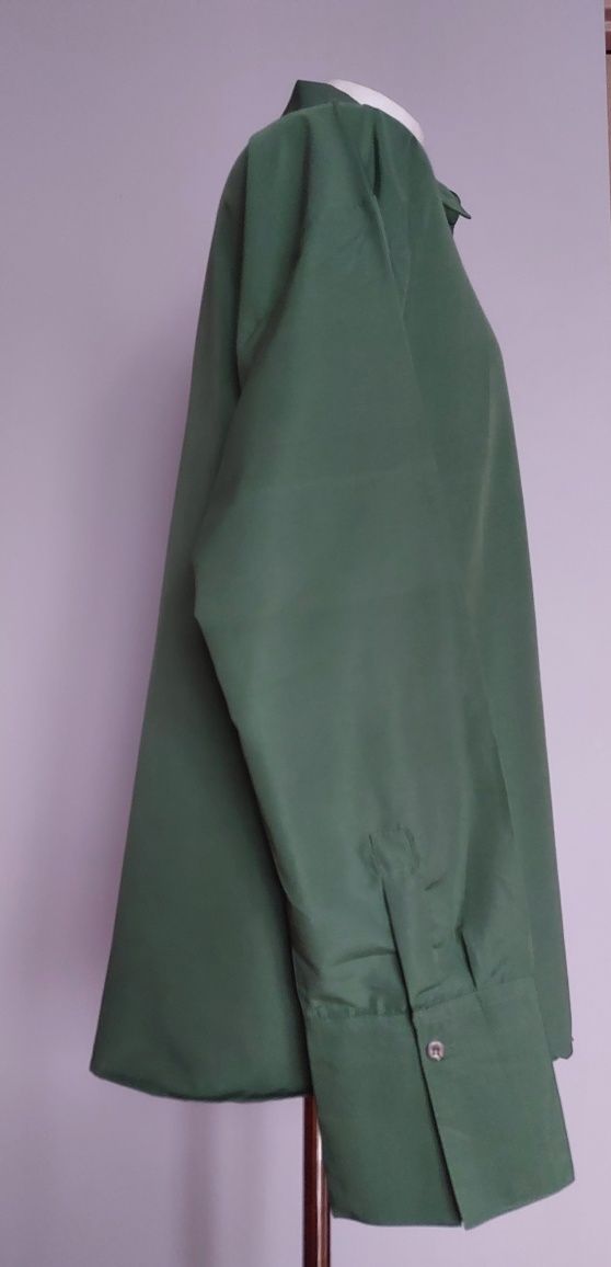 Nowa Koszula Uniti zielona oliwkowa XXL/44/16 unisex oversize