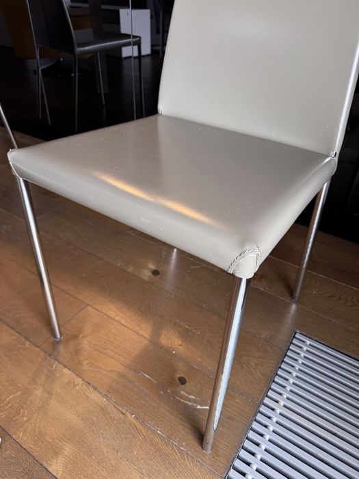 Krzesła skórzane 6szt