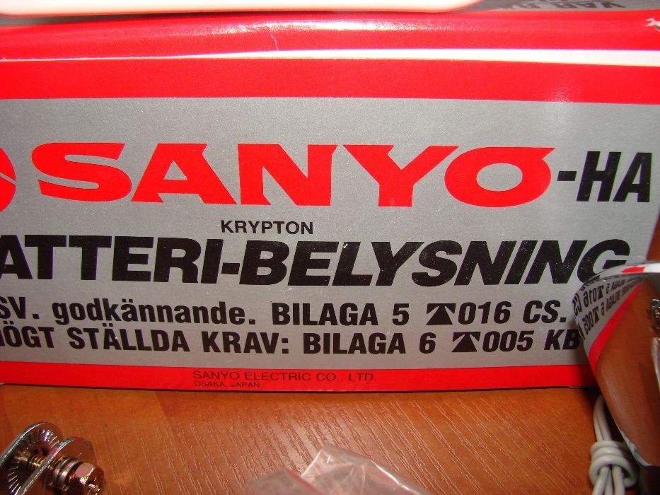 SANYO japońska lampka rowerowa