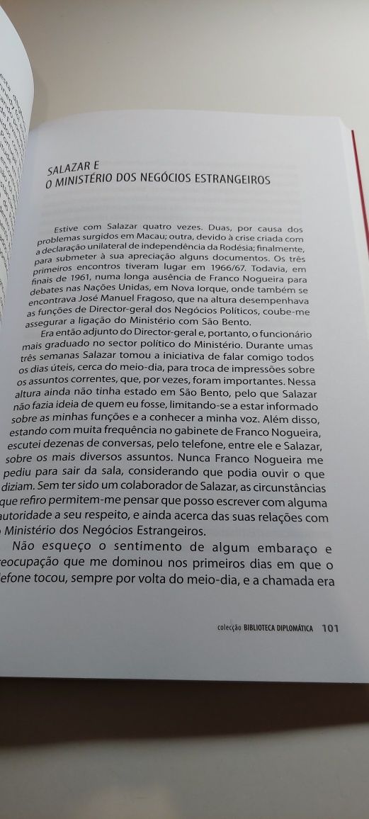 Uma Autobiografia Disfarçada - João Hall Themido