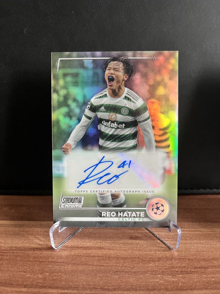 2 karty Celtic autograf i limit /50 Reo Hatate, Hyunjun Yang