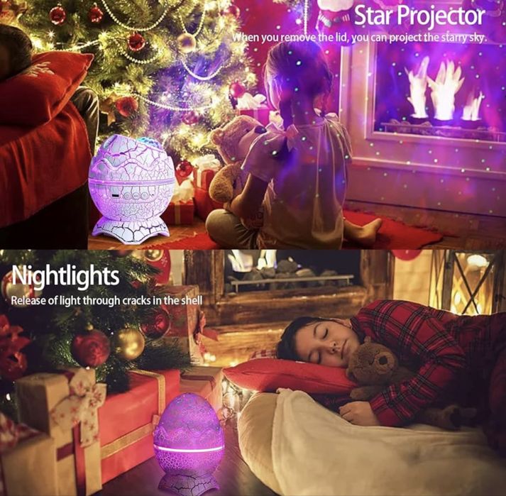 Projektor gwiazd, jajo dinozaura z głośnikiem