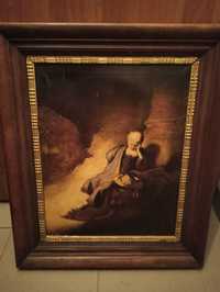 Obraz Rembrandt Jeremiasz opłakujący zburzenie Jerozolimy