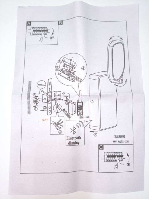 Світильник спот лампа  Eglo rgb