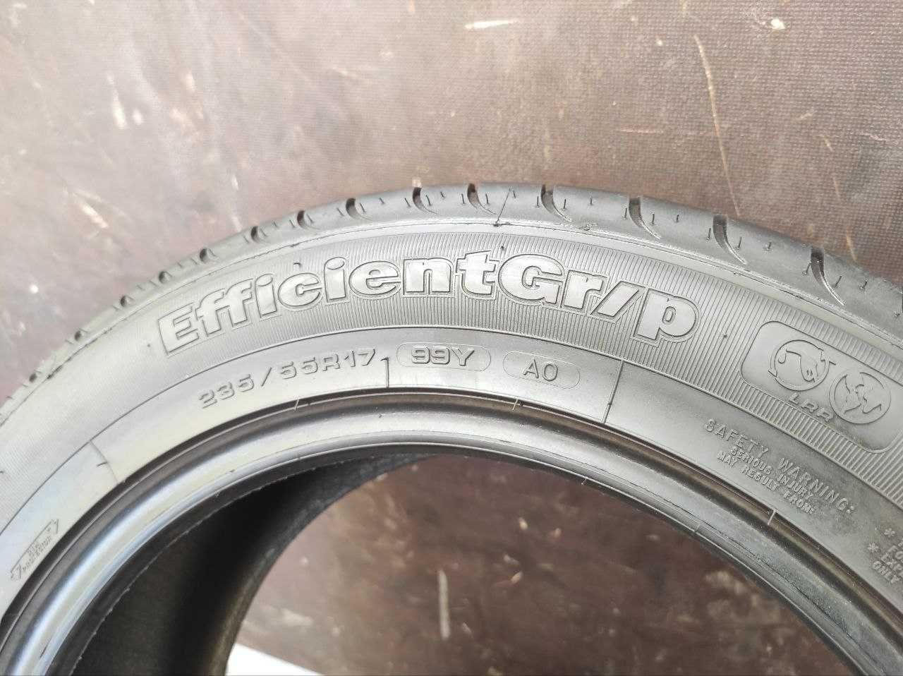GoodYear Efficient Grip 235/55r17 made in Germany 2шт 16год 5,2мм ЛЕТО