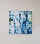 Quadro Pintura  Abstrata 58x  58 cm