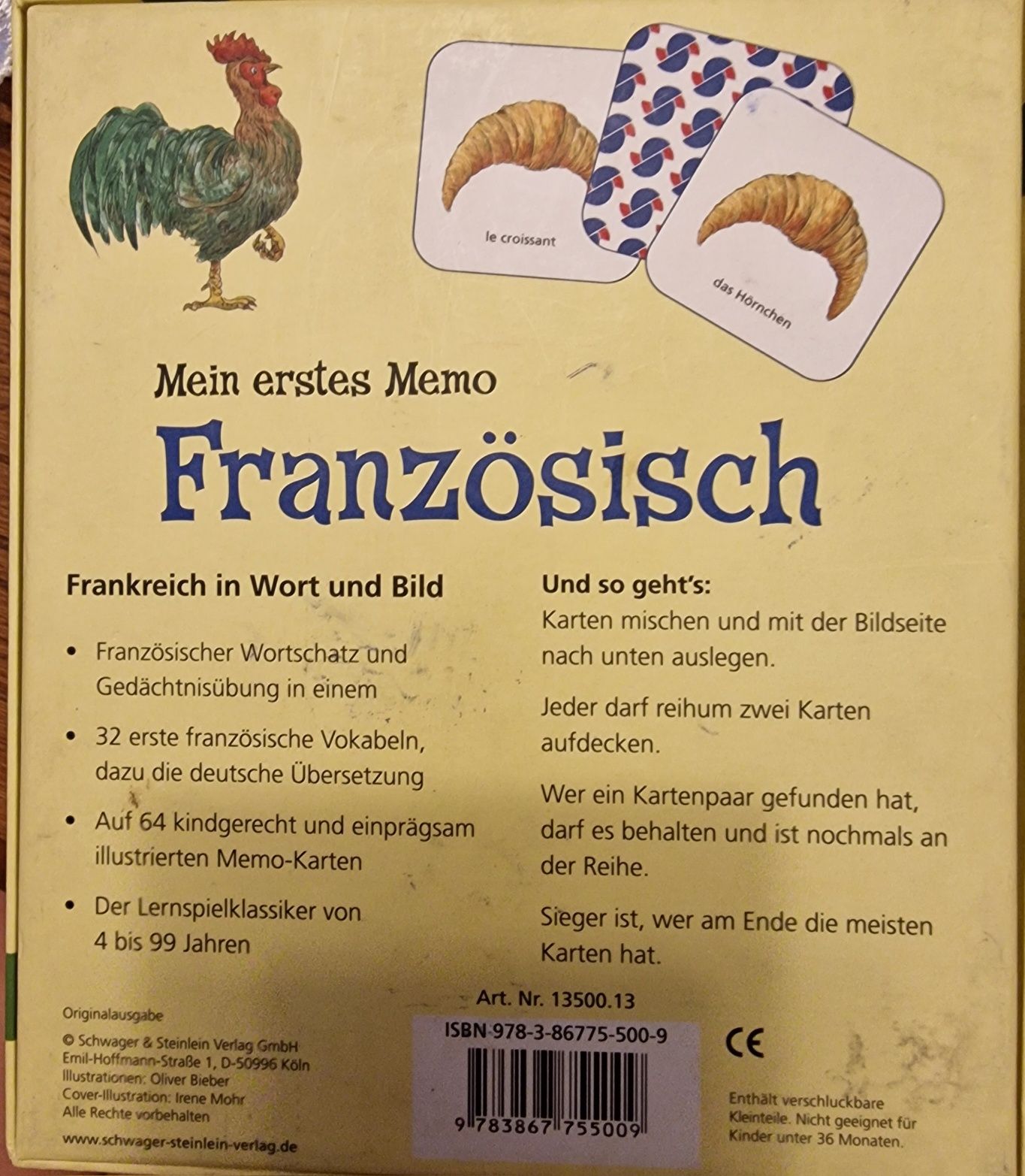 Gra memory jezyk francuski  nauka
