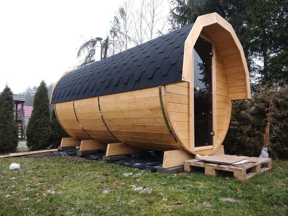 Sauna ogrodowa Beczka 350 cm