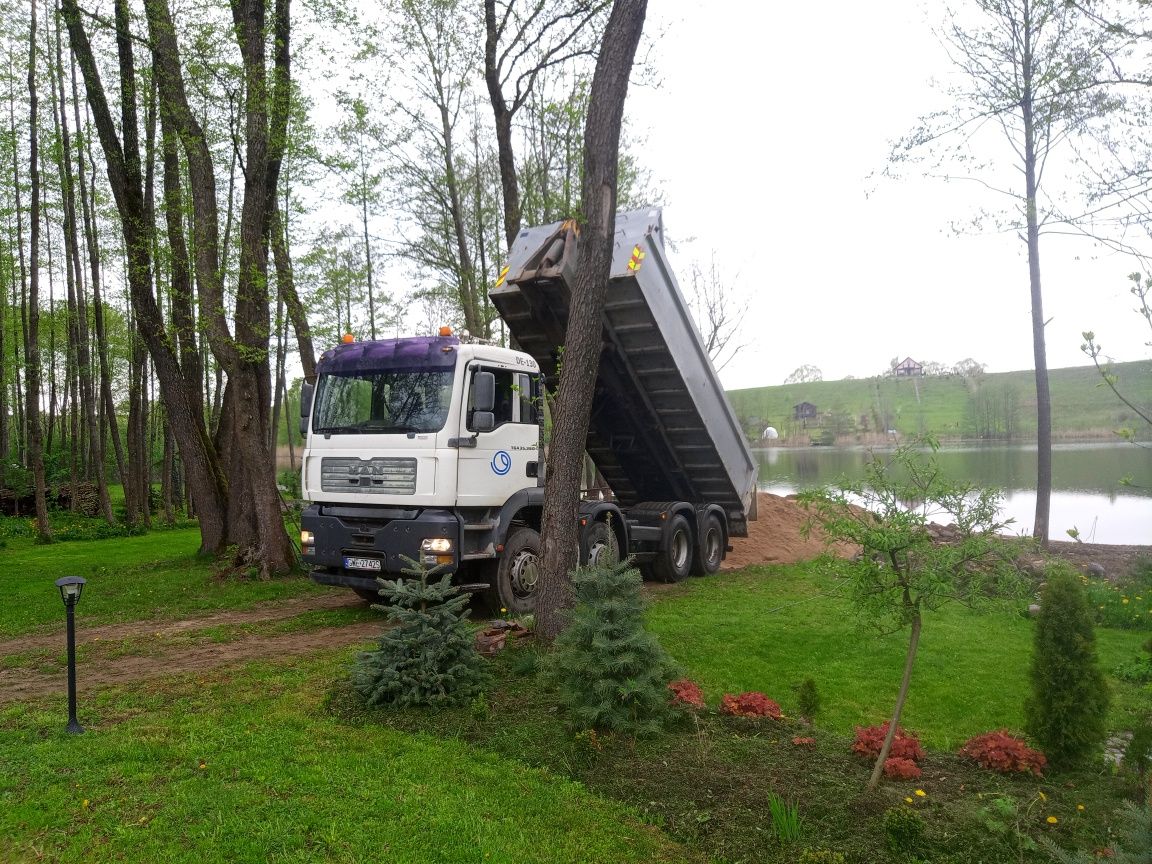 Ziemia ogrodowa czarnoziem żwir piasek kruszywo