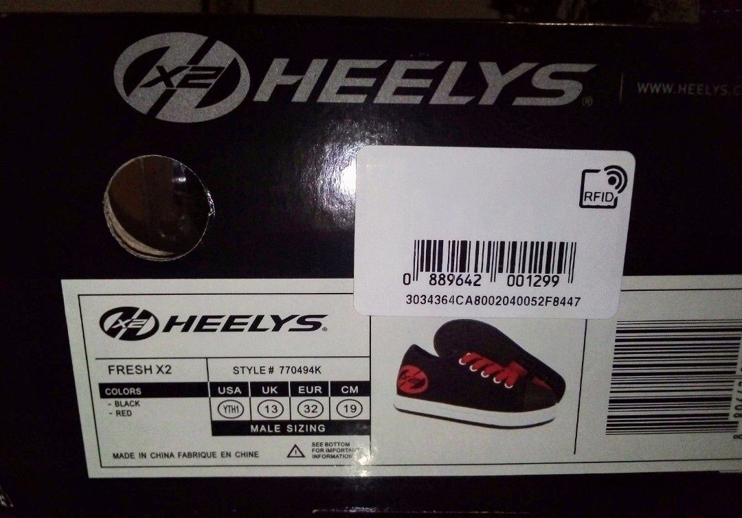 Ténis Heelys de 2 rodas