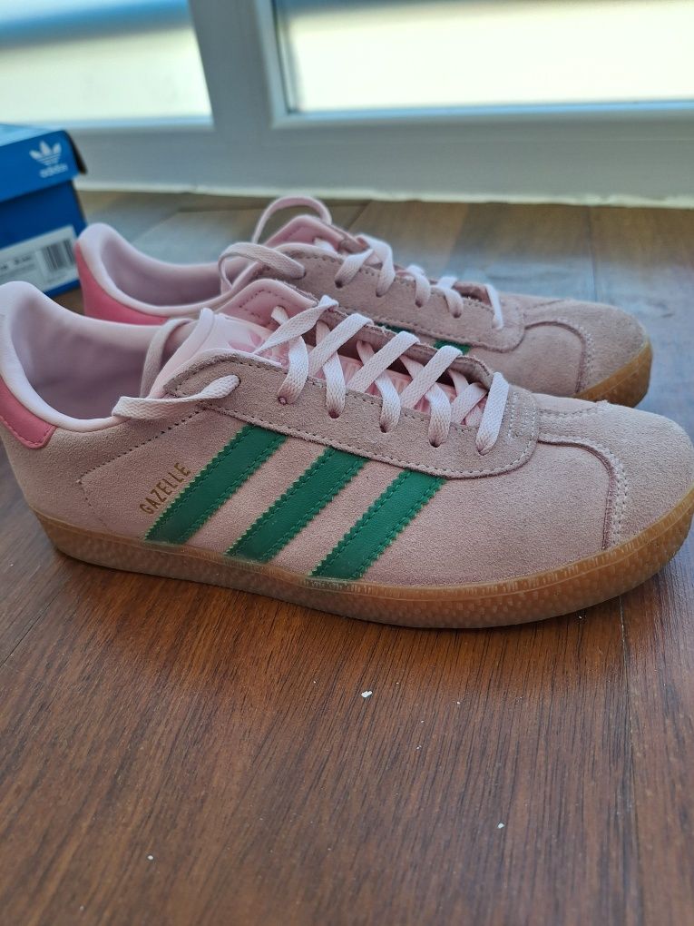 Adidas 36, pink and green